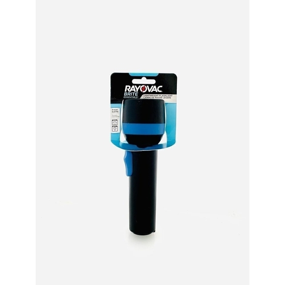 RAYOVAC Brite Essentials Flashlight 9 Lumens 75m Beam 7hr Runtime New - Picture 2 of 3